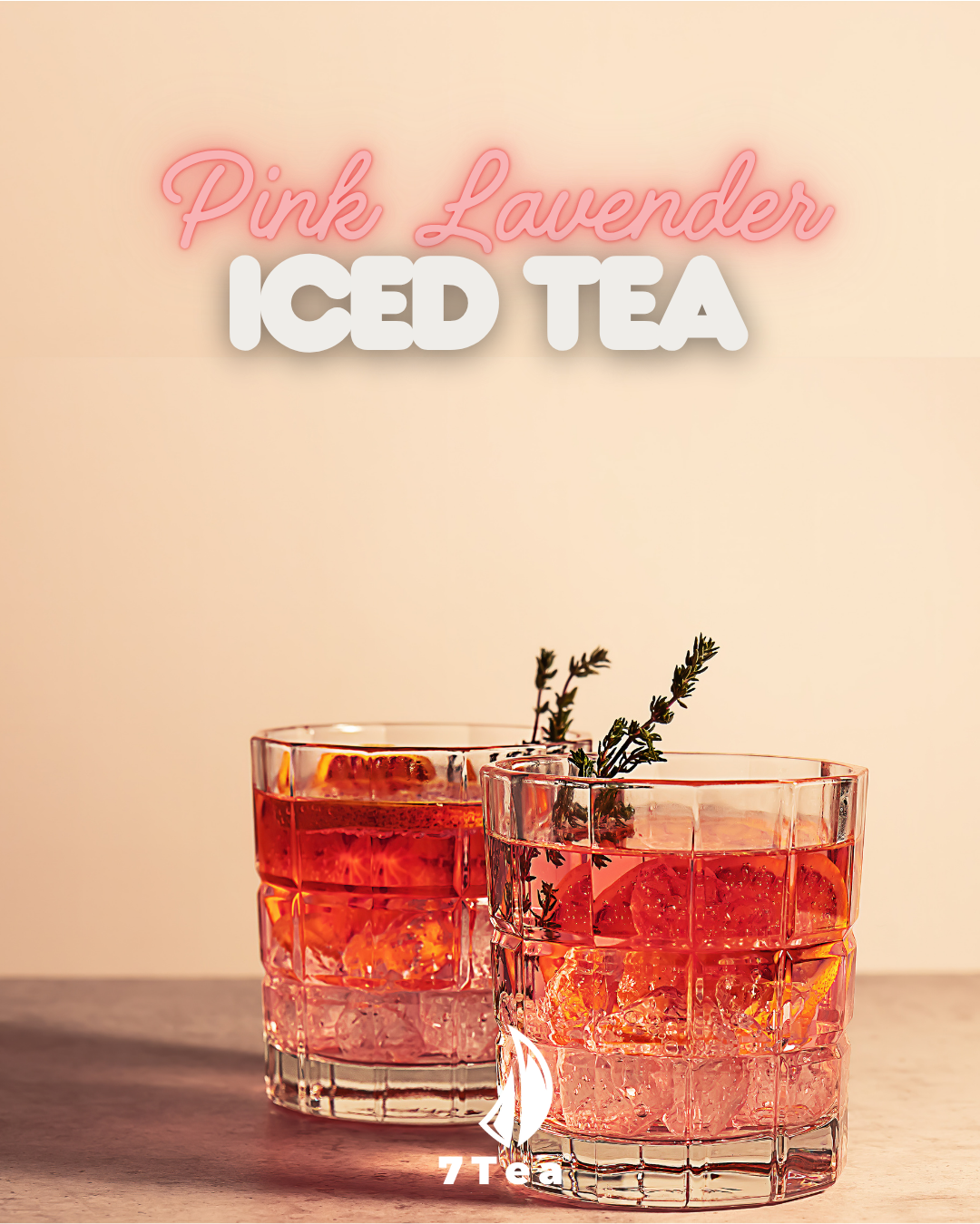 Pink Lavender Iced Tea