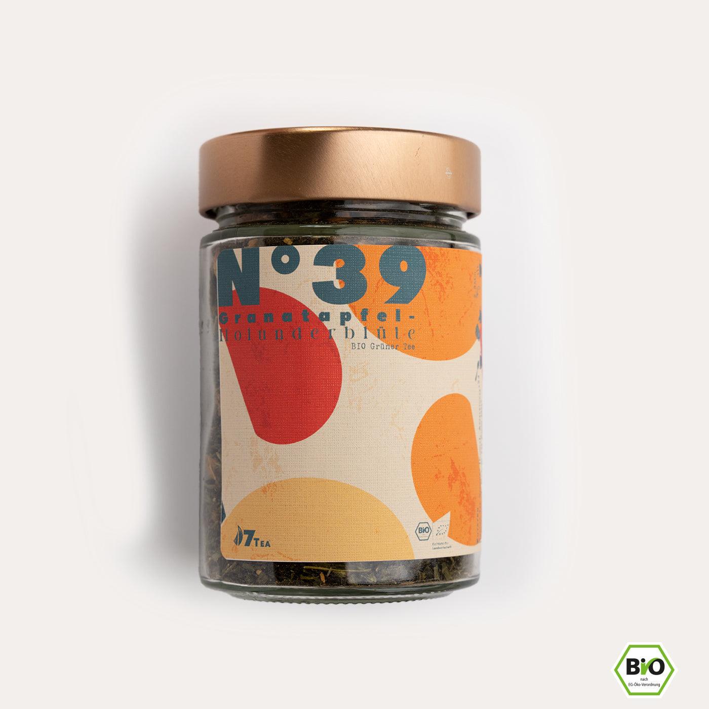 N°39 | Granatapfel-Holunderblüte - 7Tea® Bio-Tee Onlineshop