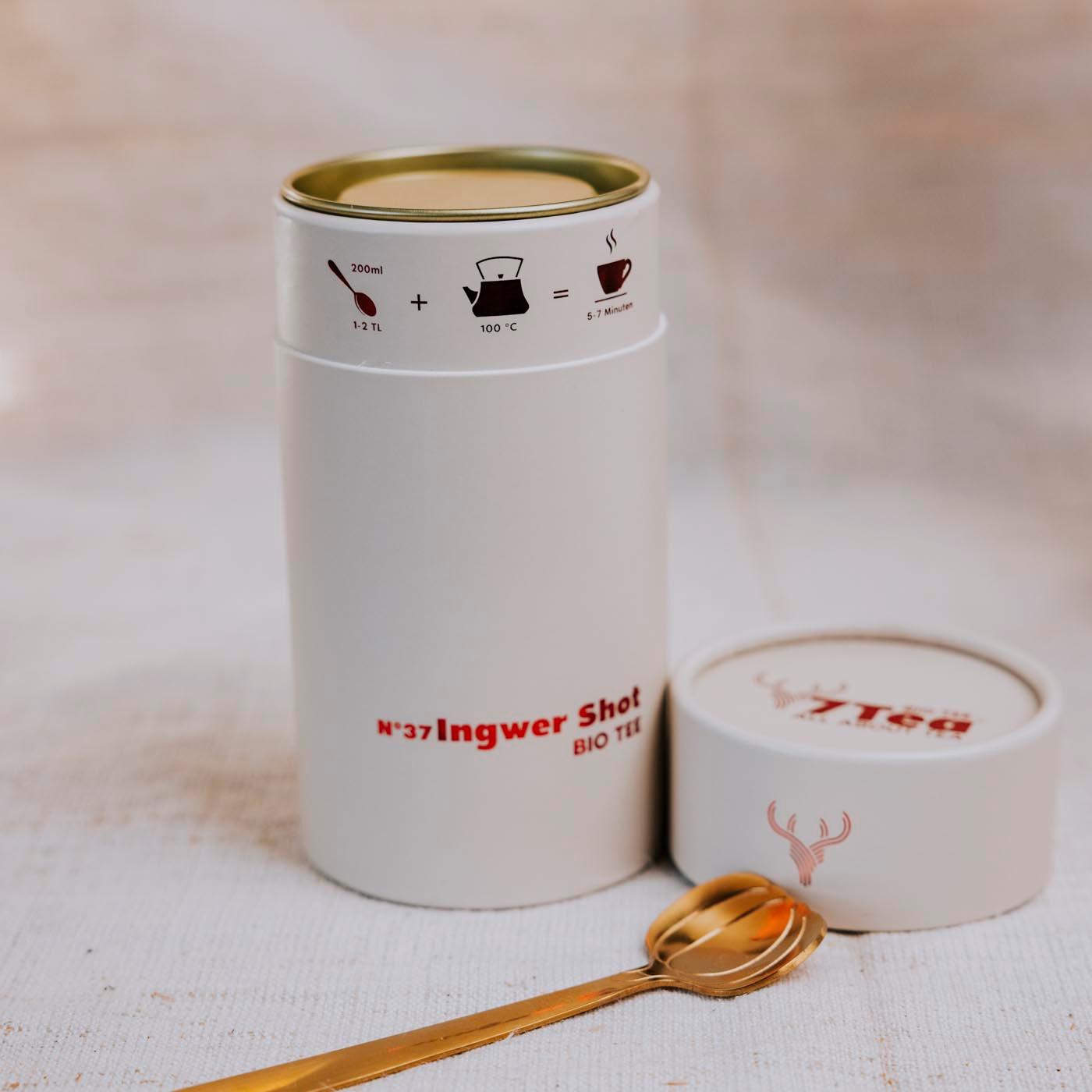 Deer Line | Ingwer Shot - 7Tea® Bio-Tee Onlineshop