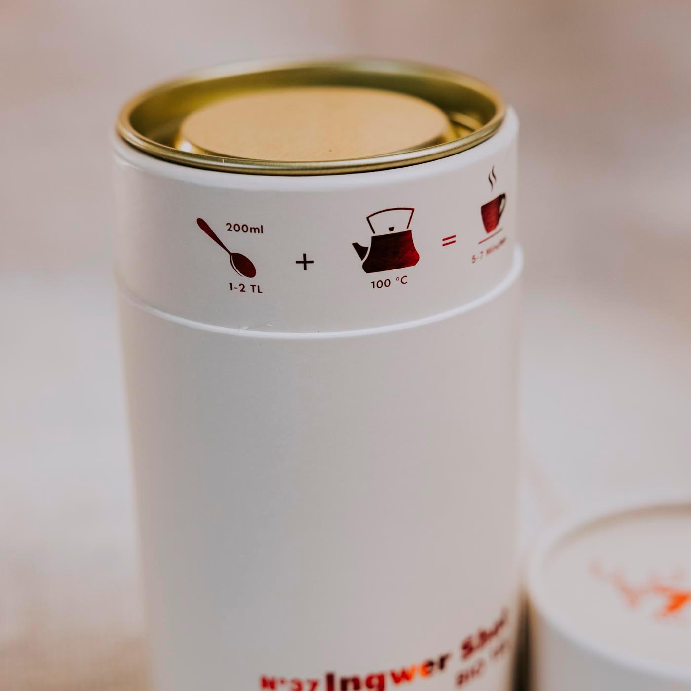 Deer Line | Ingwer Shot - 7Tea® Bio-Tee Onlineshop