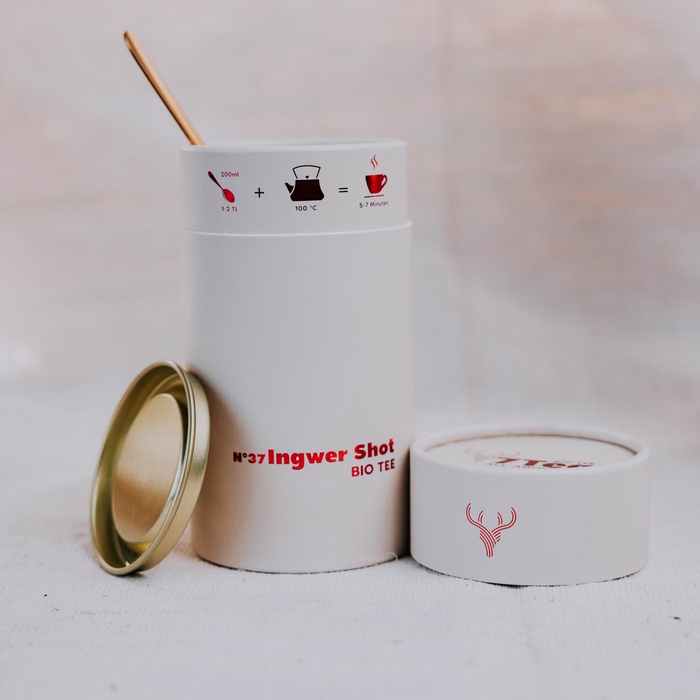 Deer Line | Ingwer Shot - 7Tea® Bio-Tee Onlineshop