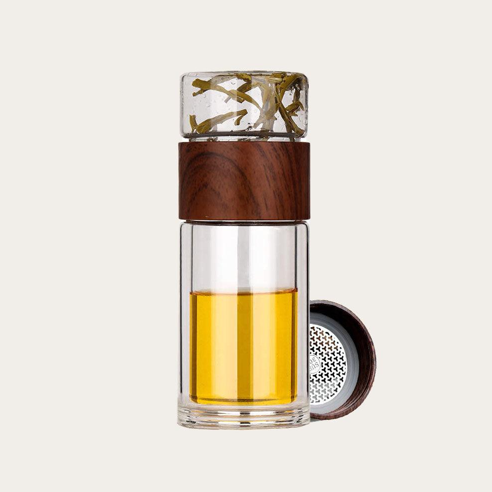 Glasflasche mit Teefilter - 7Tea®