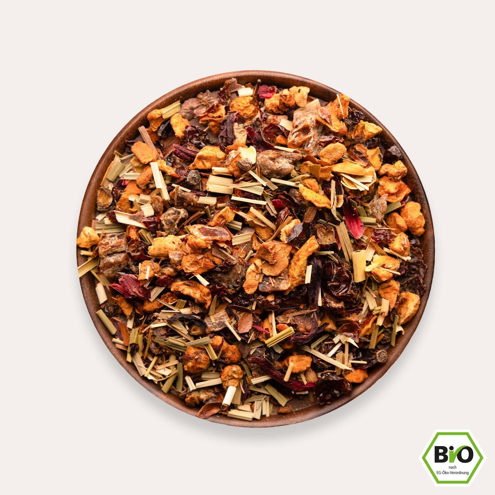 N°09 | Sahne Karamell - Sahne, Mandarine & Karamell - 7Tea® Bio-Tee Onlineshop