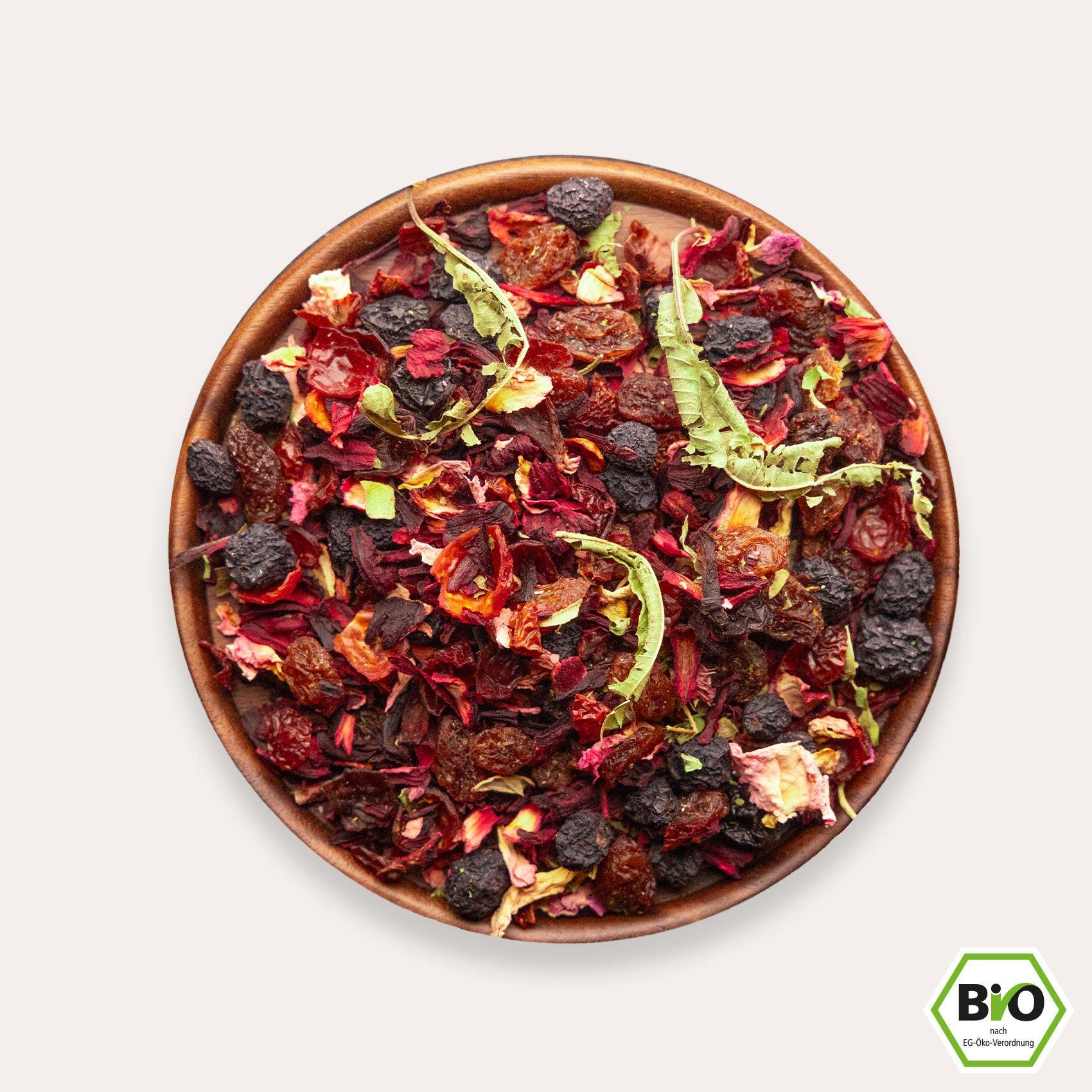 N°48 | Seute Deern - Cassis, Hibiskus & Aronia - 7Tea® Bio-Tee Onlineshop
