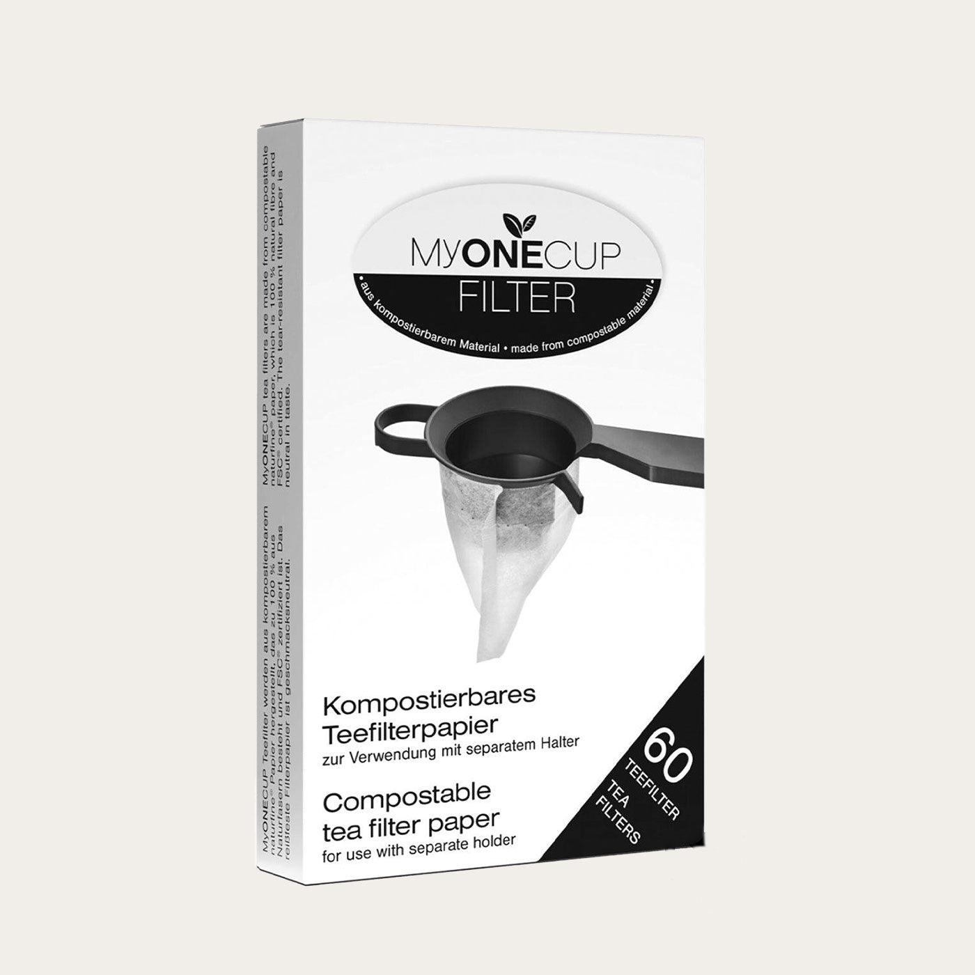 Papierfilter Nachfüllpack für den MYONECUP Teebeutelhalter - 7Tea®