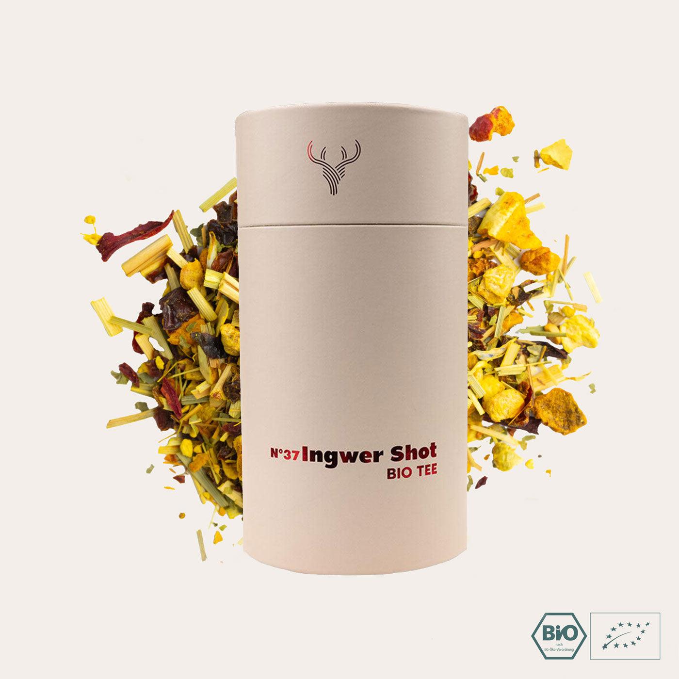 Deer Line | Ingwer Shot - 7Tea® Bio-Tee Onlineshop