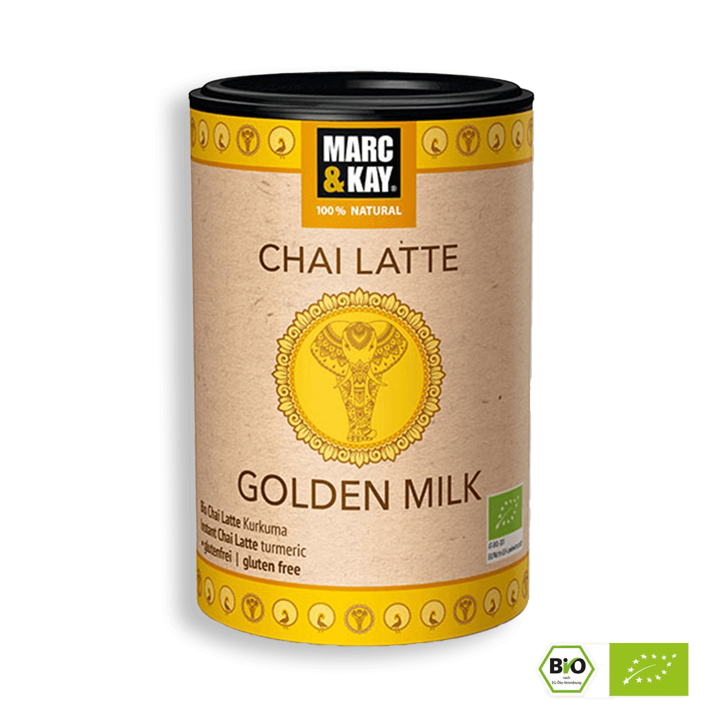 "Golden Milk" Chai Latte - Kurkuma-Geschmack - 7Tea® Bio-Tee Onlineshop