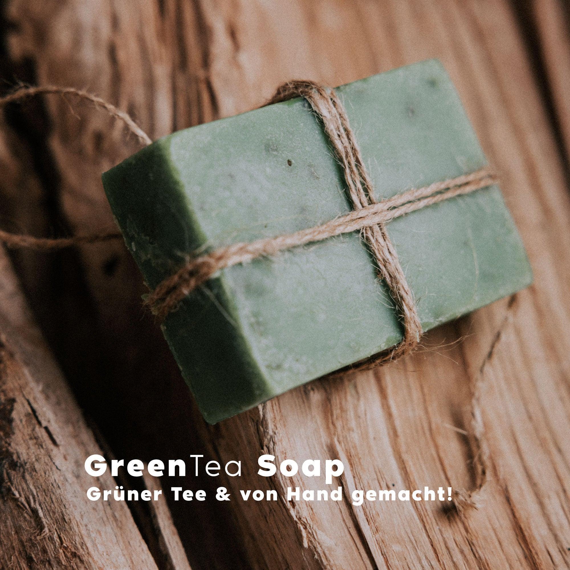 🎁 Handseife mit Grünem Tee (100% off) - 7Tea® Bio-Tee Onlineshop