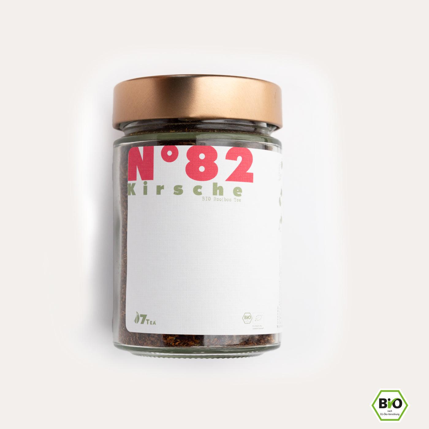 N°82 | Kirsche - Weinbeeren, Kirsche & Hibiskus - 7Tea® Bio-Tee Onlineshop