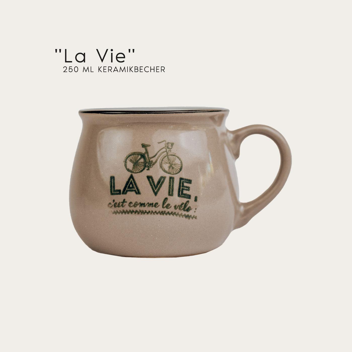 Tee-/Kaffeebecher "La Vie" - 250ml - 7Tea®