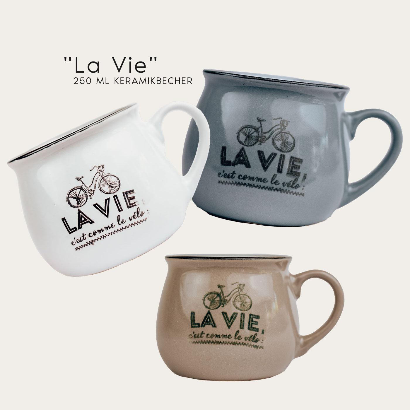 Tee-/Kaffeebecher "La Vie" - 250ml - 7Tea®