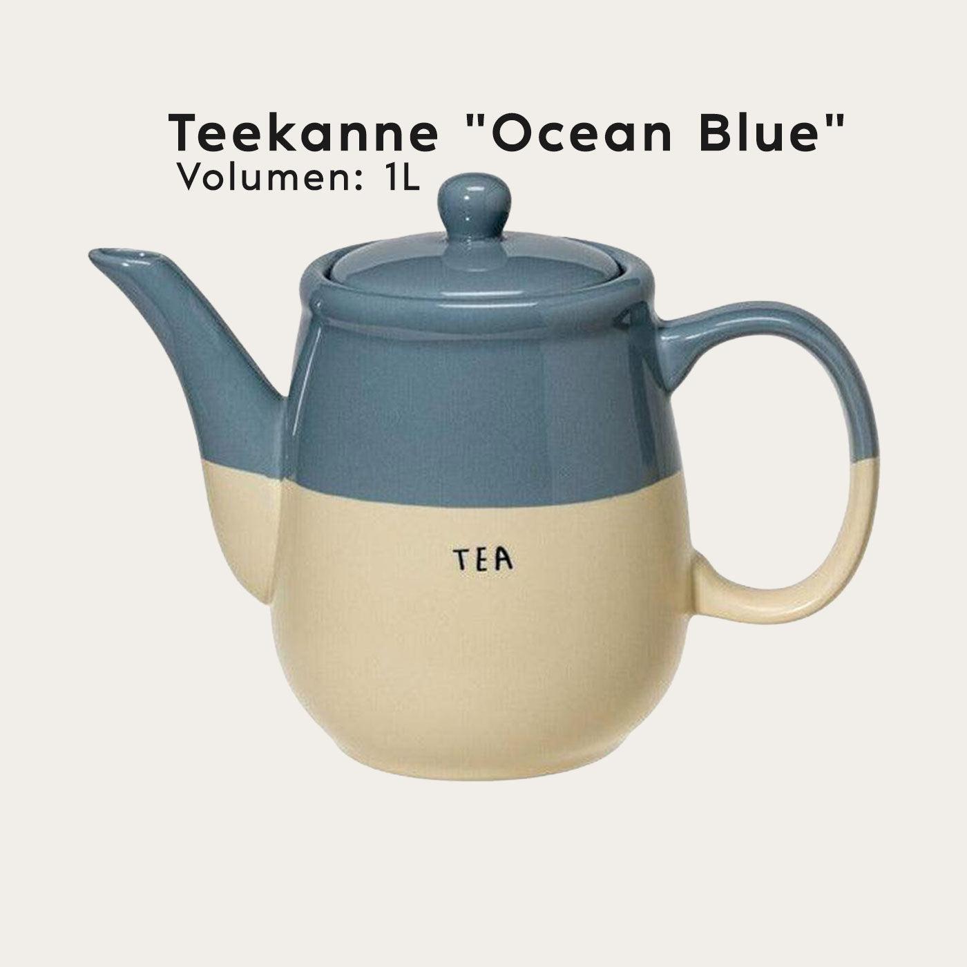 Teekanne "Ocean Blue" – 1 l - 7Tea®
