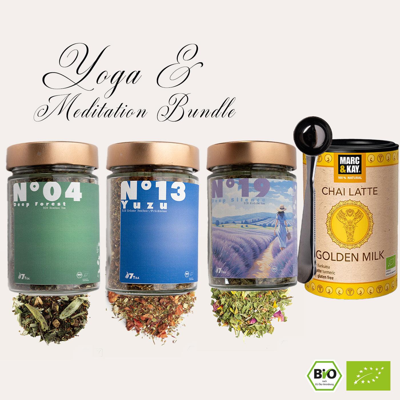 Yoga & Meditation Bundle Glas - 7Tea® Bio-Tee Onlineshop